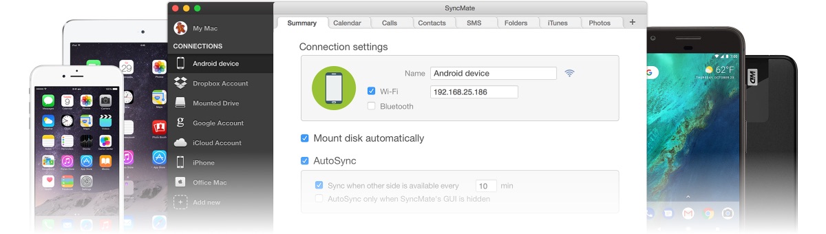 That's why SyncMate is a great file sync Mac assistant.